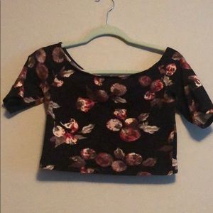 Floral crop top